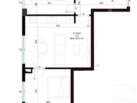 Shitet Apartament 1+1 tek Square Village ,Drimadhes!