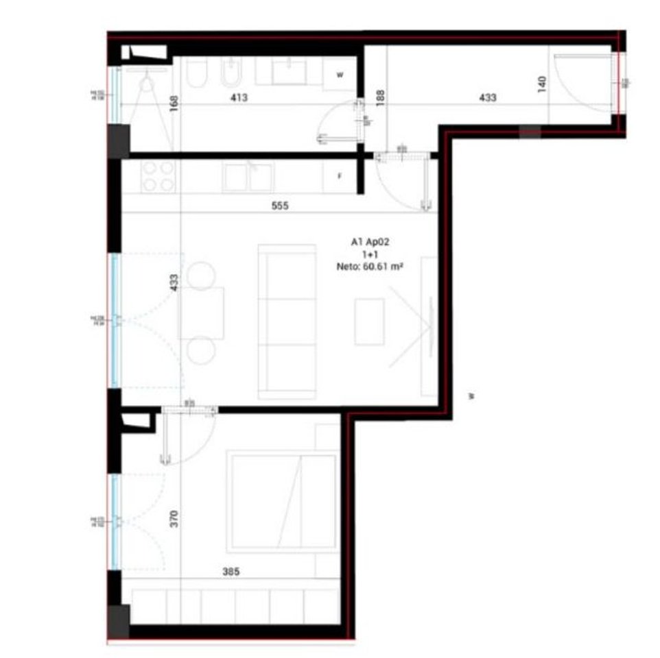 Shitet Apartament 1+1 tek Square Village ,Drimadhes!