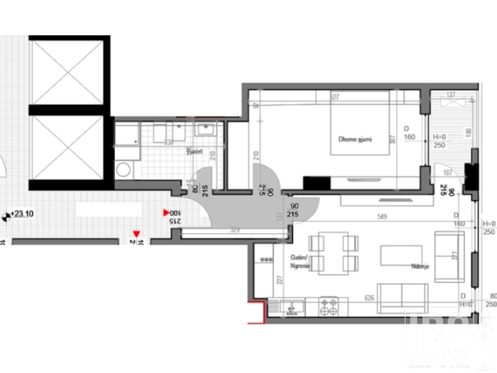 SHITET APARTAMENT 1+1 SQUARE 21, RR.KAVAJES | 212 MILION LEKE !