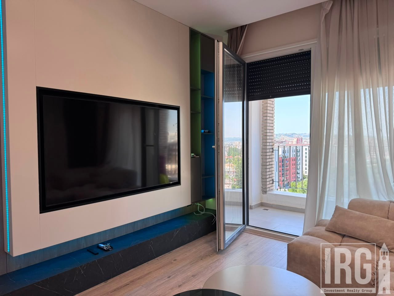 Appartamento moderno 2+1+2 in vendita | Ex Campo di Aviazione, Tirana