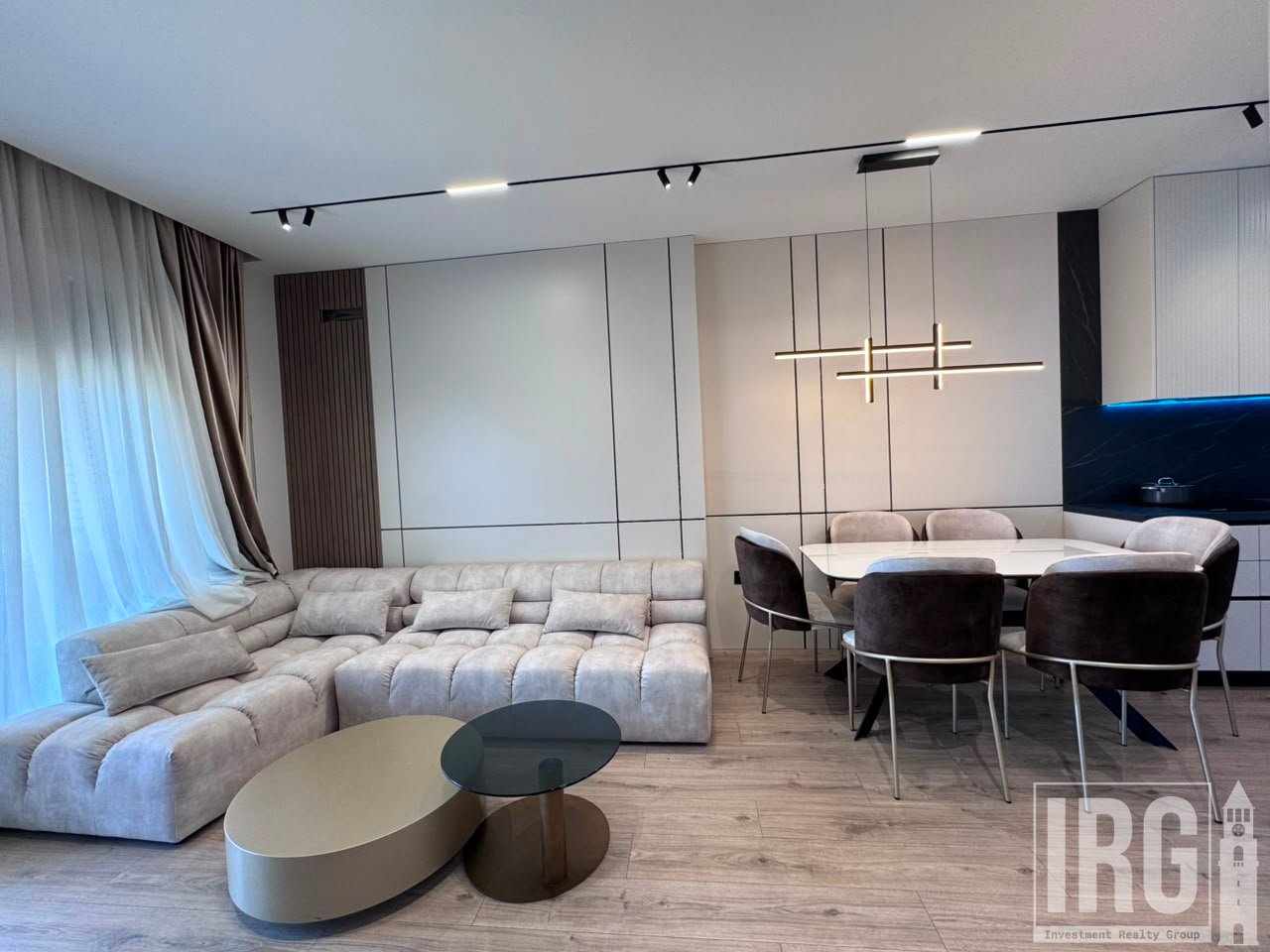 Appartamento moderno 2+1+2 in vendita | Ex Campo di Aviazione, Tirana