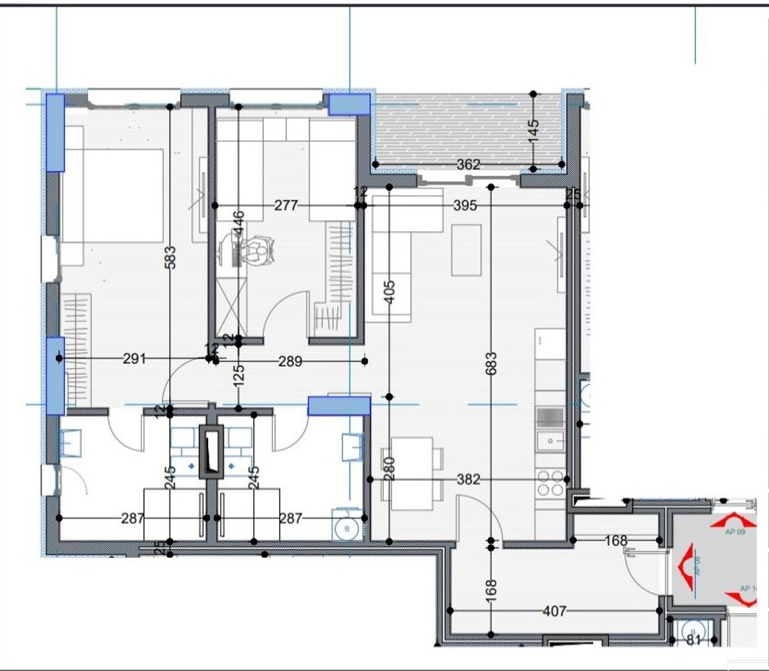 APPARTAMENTO 2+1+2 IN VENDITA– Residenza Belfiore 2