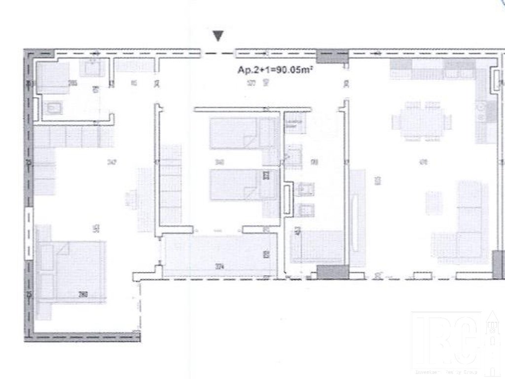 Apartament 2+1+2 per shitje | RING SIDE RESIDENCE | 104.1 m²
