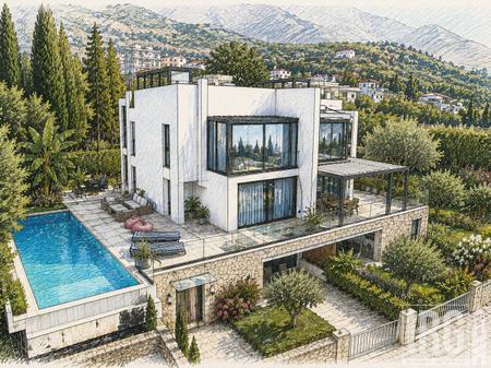 Apartment 2+1 in Dhërmi – 116.4 m² Net, Yard & Parking.