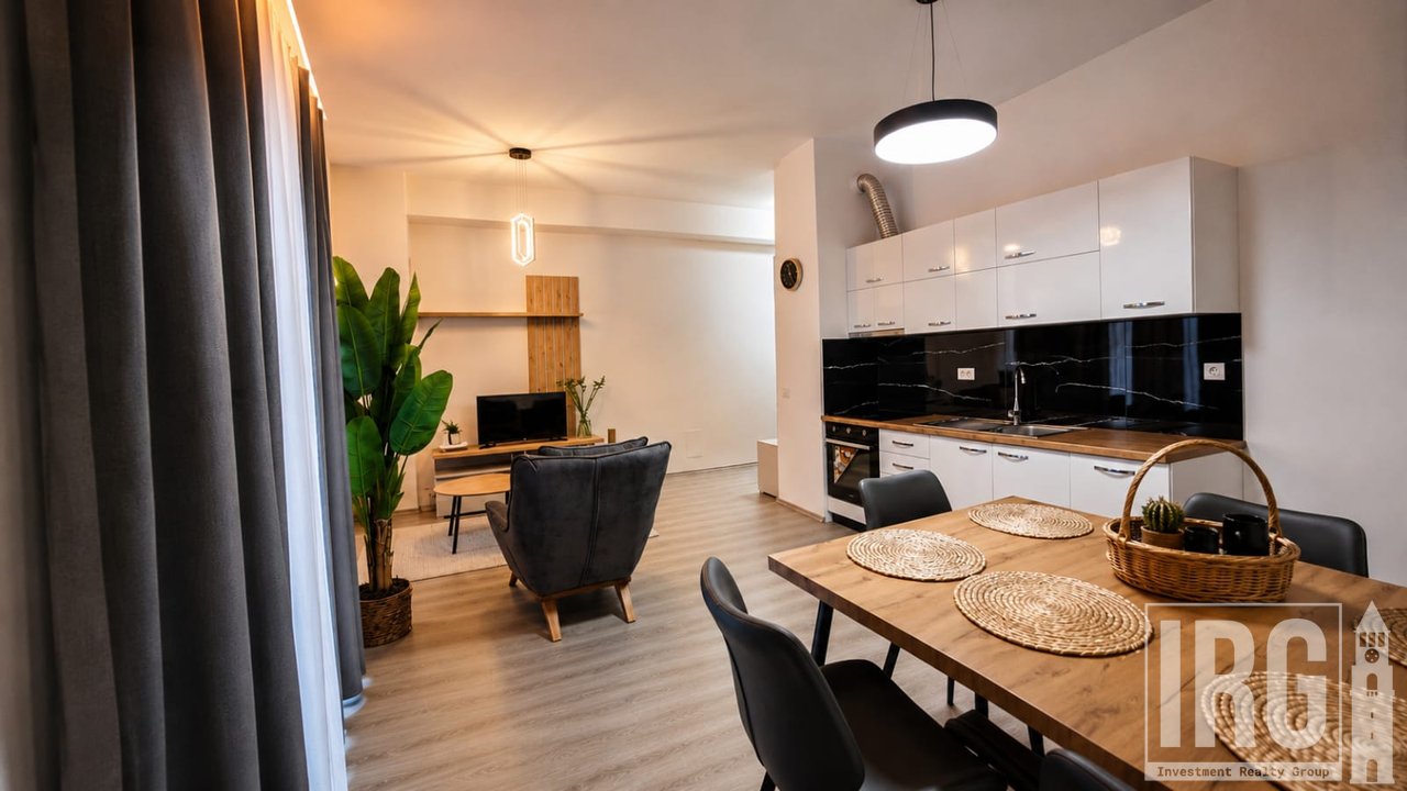 For Rent 1+1 Apartment Newly Furnished in Mangalem Residence, Ali Demi