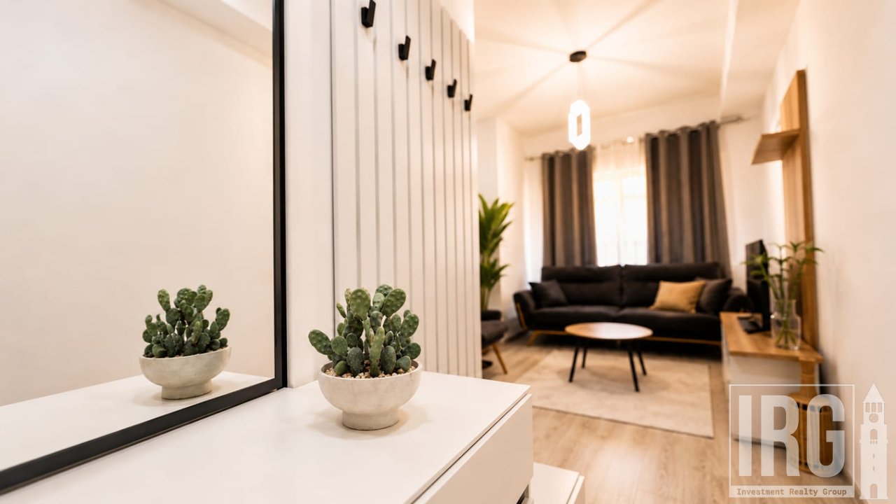 For Rent 1+1 Apartment Newly Furnished in Mangalem Residence, Ali Demi