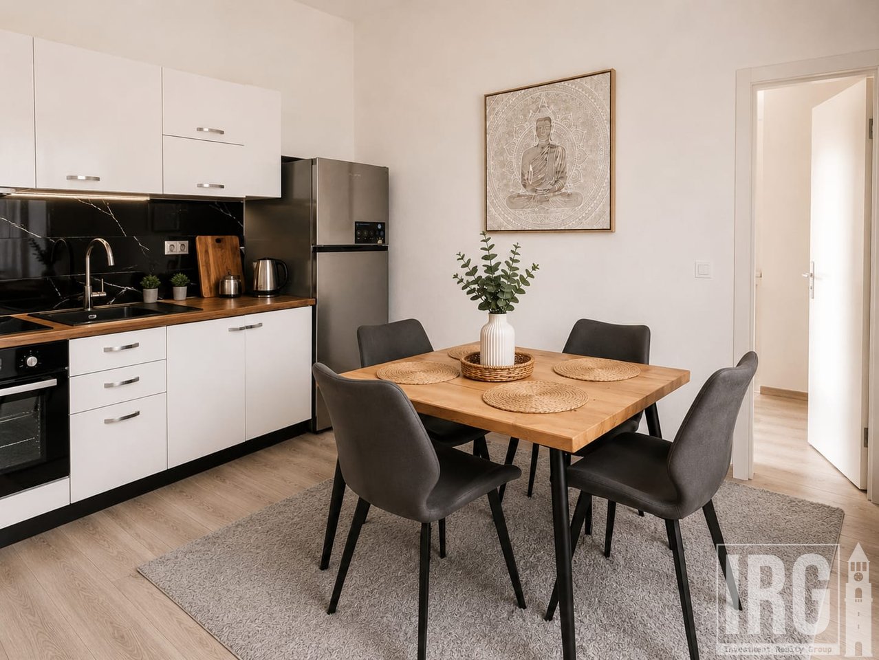 For Rent 1+1 Apartment Newly Furnished in Mangalem Residence, Ali Demi