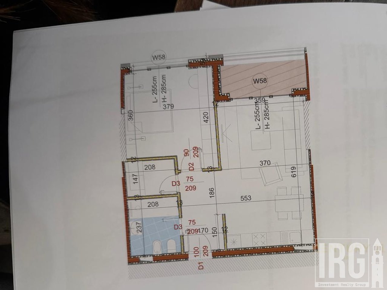 SHITET APARTAMENT 1+1 tek GOLDEN GATE, PRANE MATERNITETIT TE RI