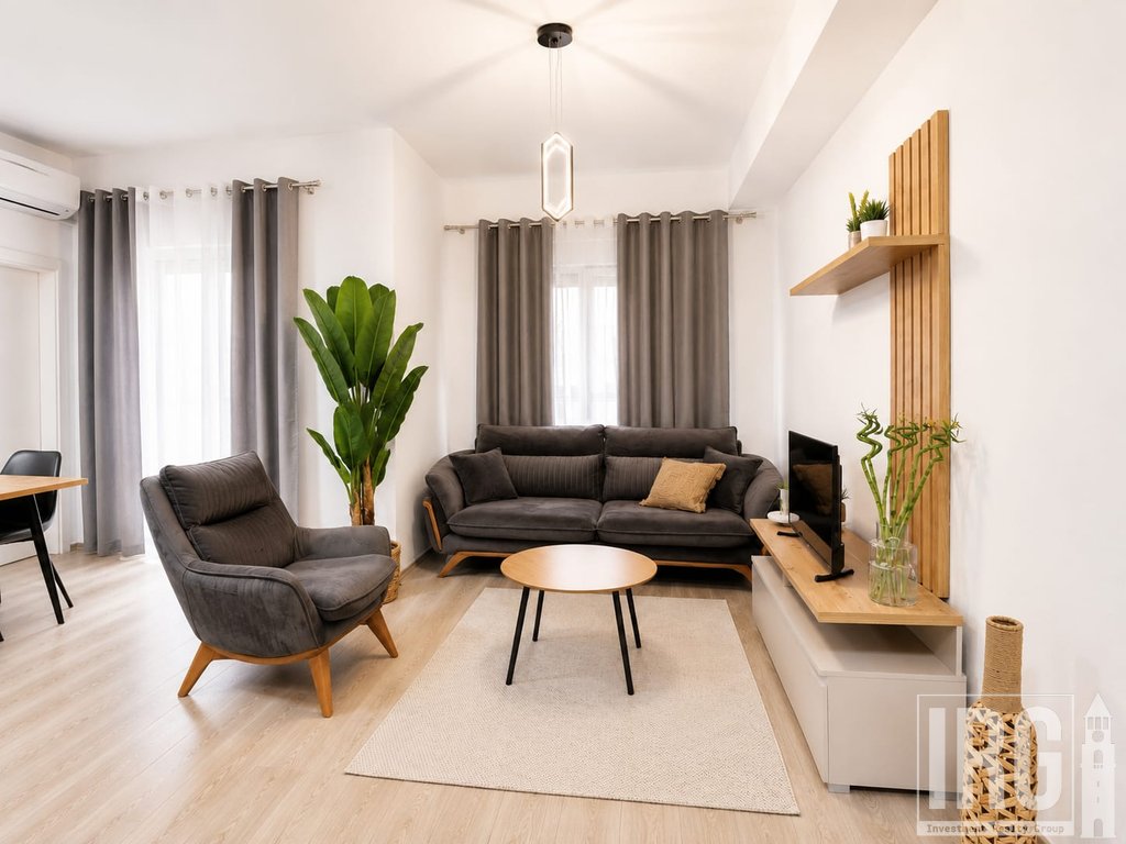 For Rent 1+1 Apartment Newly Furnished in Mangalem Residence, Ali Demi