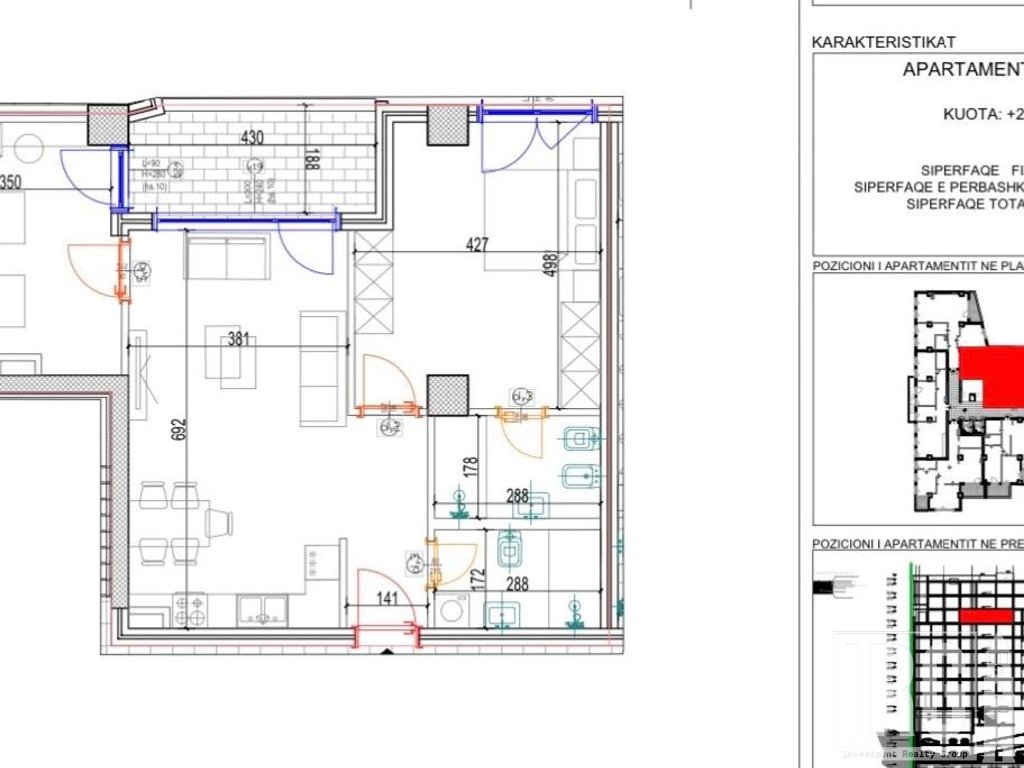 Apartament 2+2 te Mara Rezidenc në Don Bosko