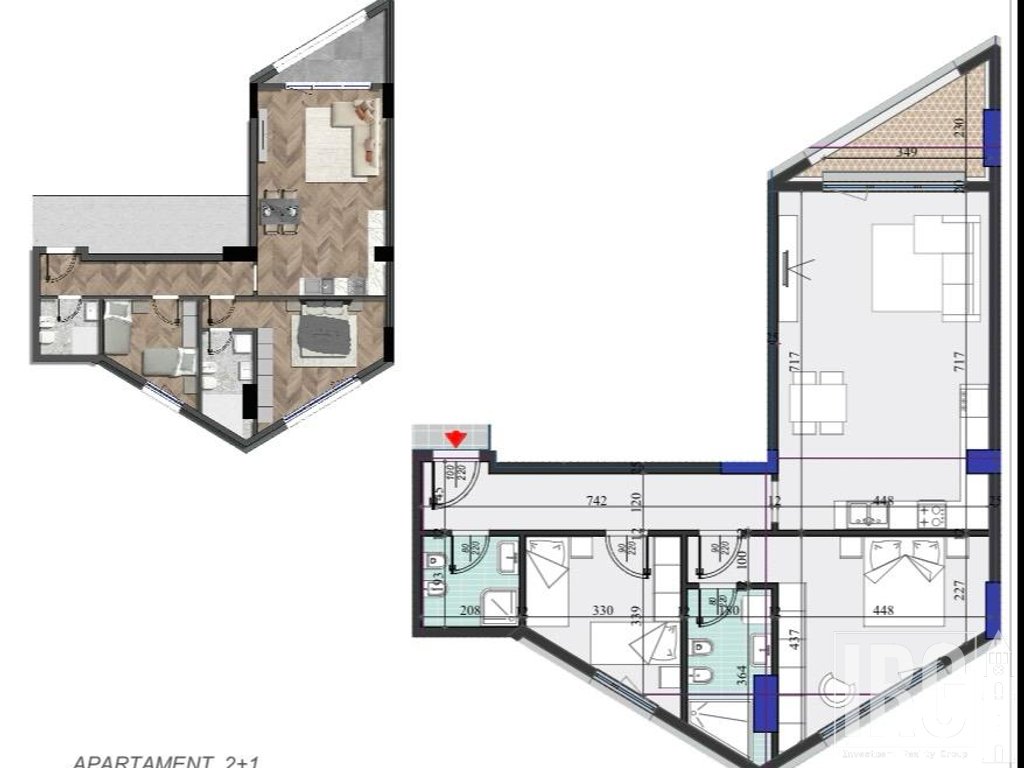 SHITET APARTAMENT 2+1+2 | COLONNADE RESIDENCE