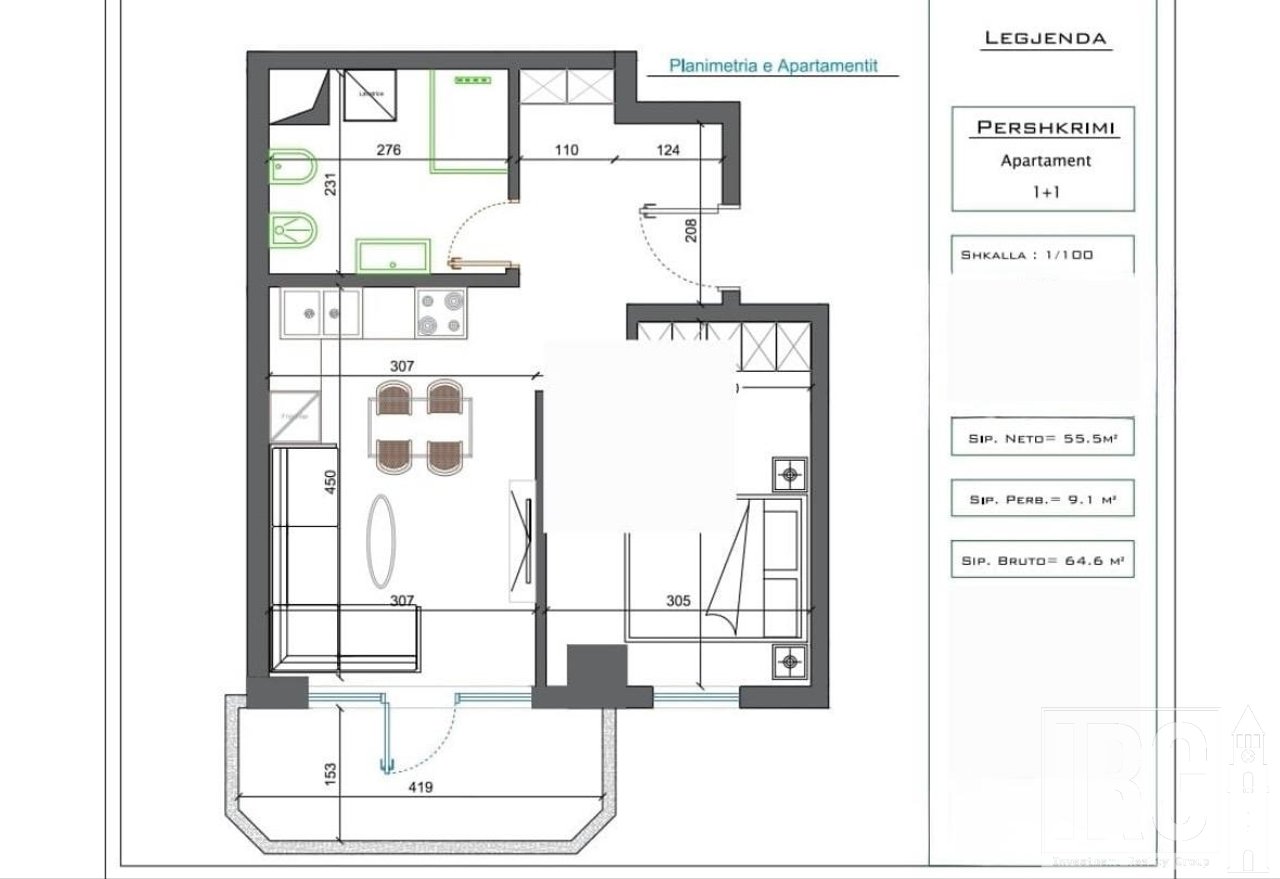 FOR SALE APARTMENT 1+1 – PARIS MUNICIPALITY
