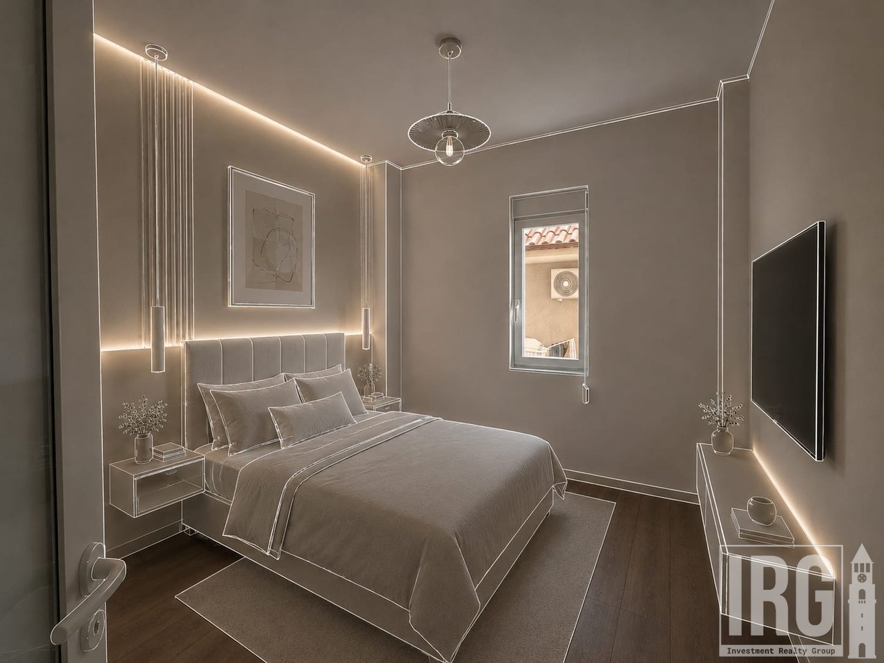 SHITET APARTAMENT 1+1 NE LAPRAKE, PRANE ZOJA KESHILLIT TE MIRE