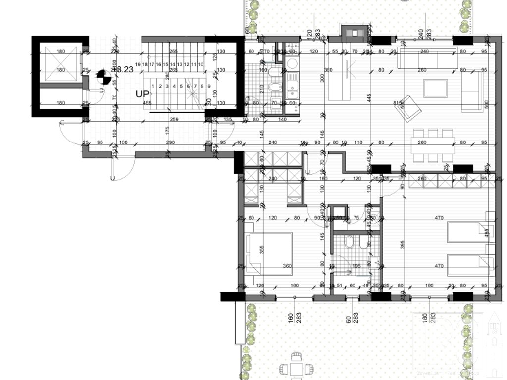 Tulipan Residence Apartament 2+1+2 me Verande +2 Poste Parkimi