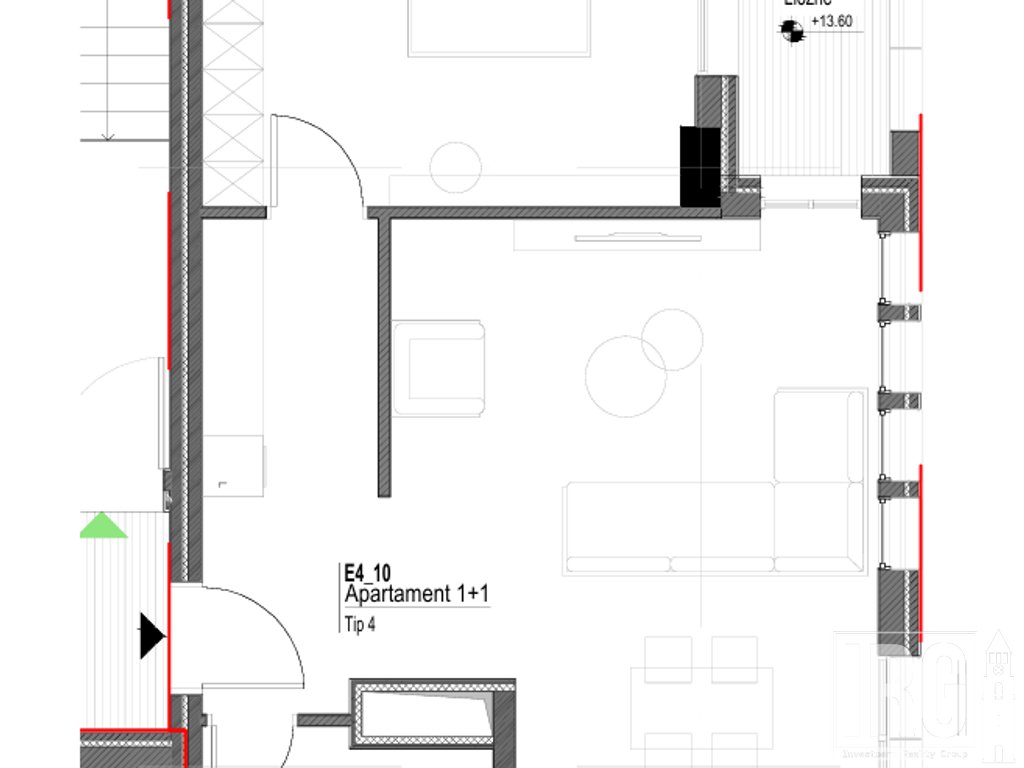Apartament 1+1 tek Morina City, Dhermi