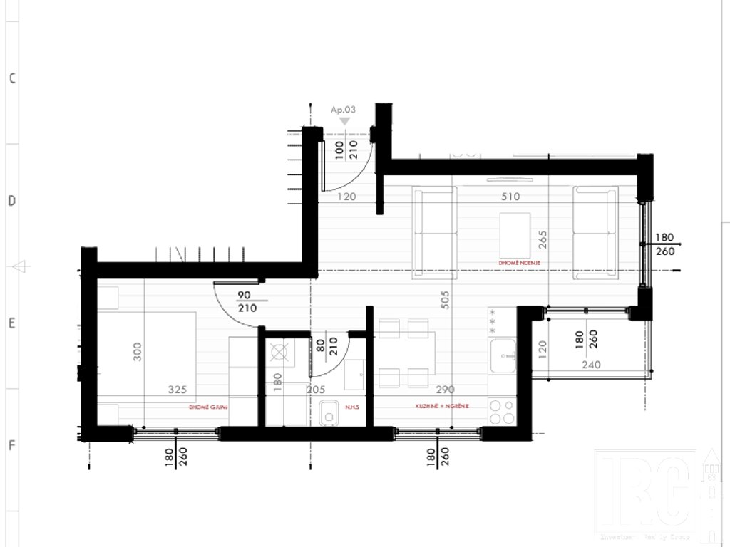 Apartament 1+1 tek Pishat e Buta, Golem
