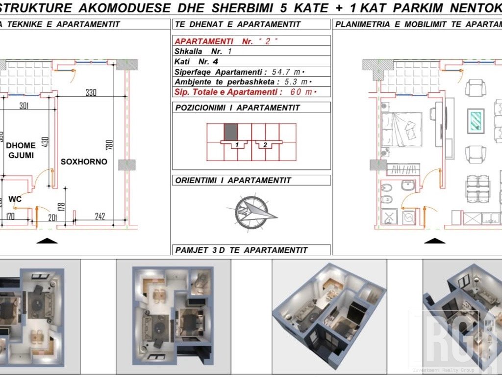 SHITET APARTAMENT 1+1 TEK SELUNA REZIDENCE, MALI I ROBIT | GOLEM !