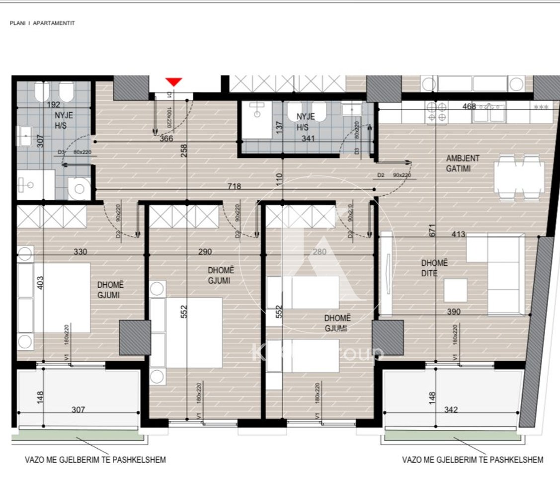 Shitet Apartament 3+1 – Ish Fusha e Aviacionit