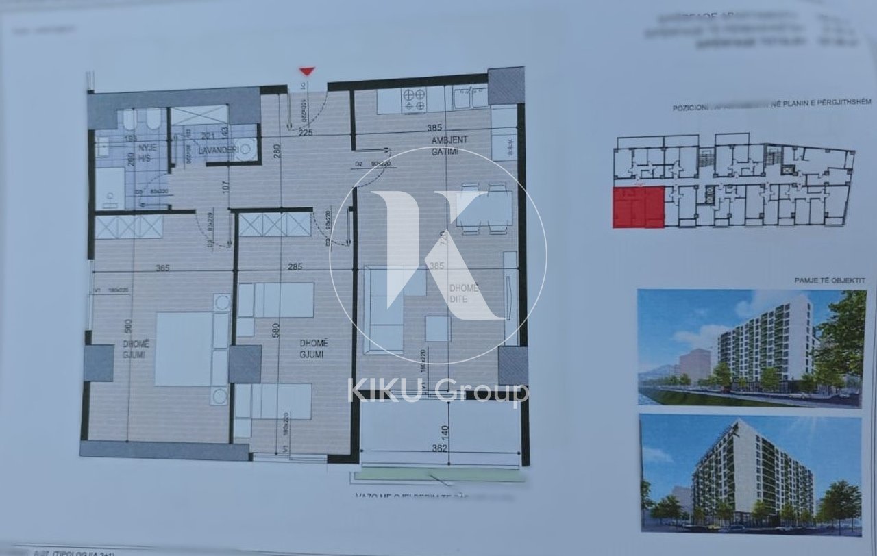 Apartament 2+1 për shitje – Ish-Fusha e Aviacionit