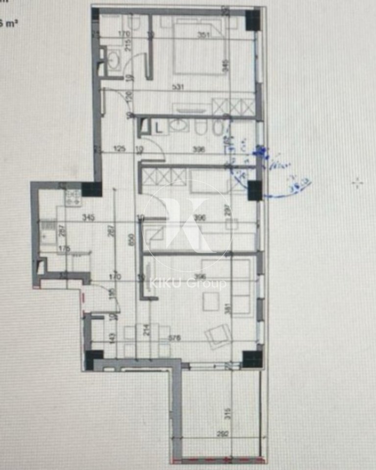 Apartament 2+1 në shitje – Kompleksi “Novus”, Bulevardi i Ri