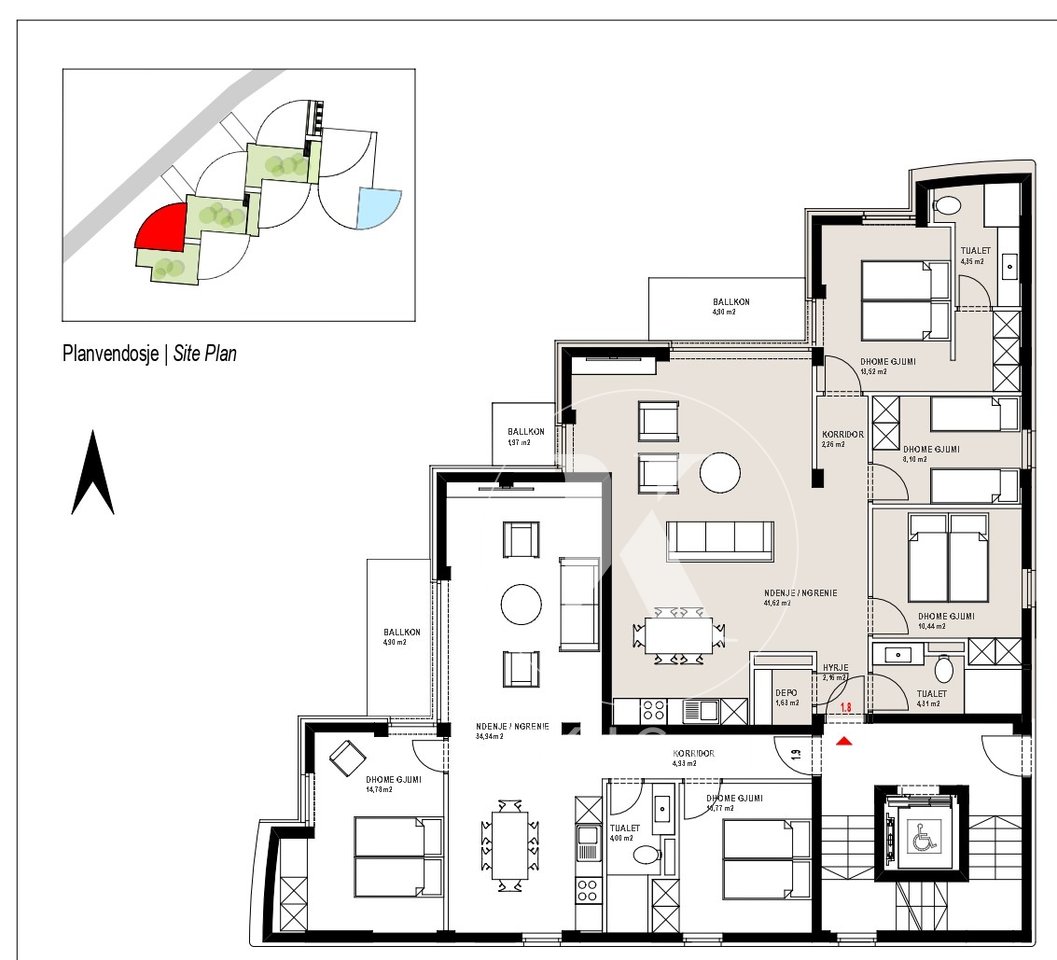🏡 Shitet apartament 3+1 – PRIVÉ 2 | Seaview Residences