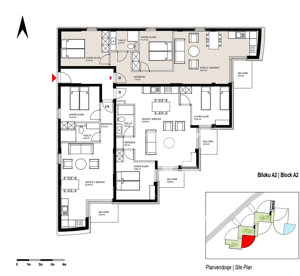 🏡 Shitet apartament 2+1 – PRIVÉ 2 | Seaview Residences