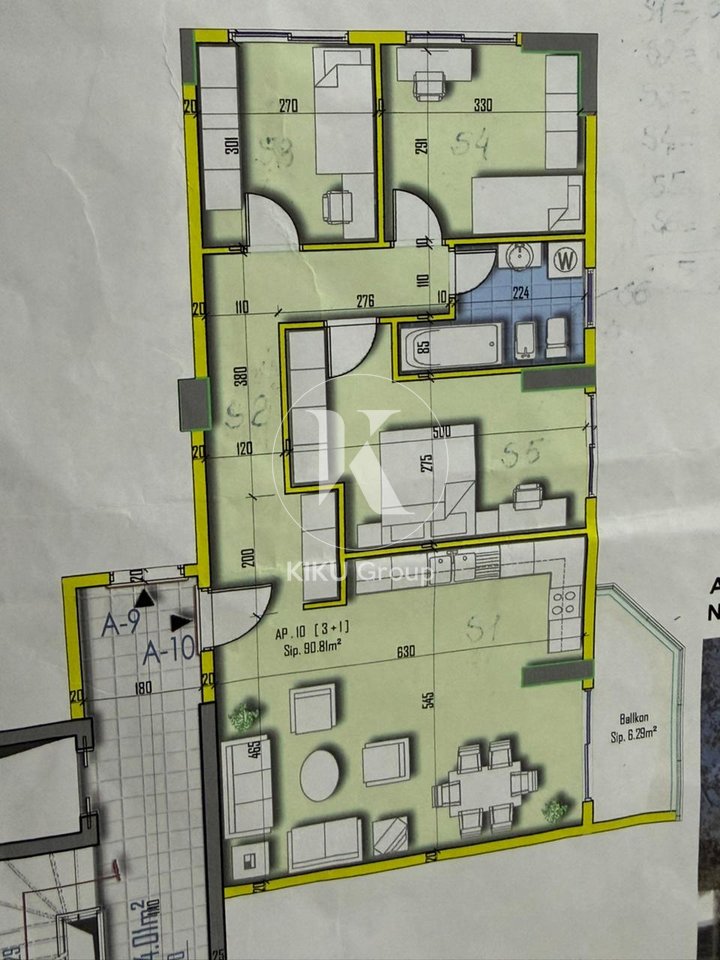 🏡 Apartament 3+1 me qera

📍 Yzberisht