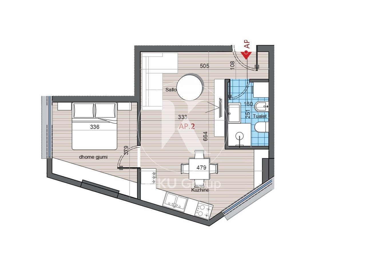 🏢 Apartament 1+1 – Colonnade Residence

📍 Rr. Dritan Hoxha, Tiranë
🏢 Kati +2
📐 Sipërfaqe totale: 59.6 m²