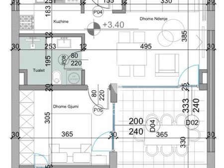 Apartament 1+1 në Shitje – Turquoise Marina Residence