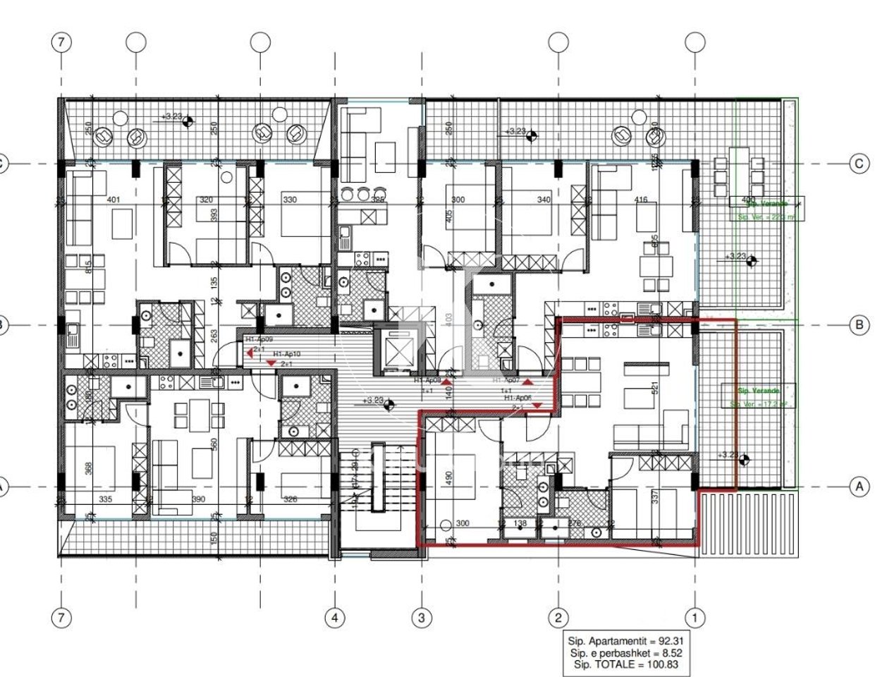 Apartament 2+1 në Shitje – Porto Lalzi, Zonë Premium