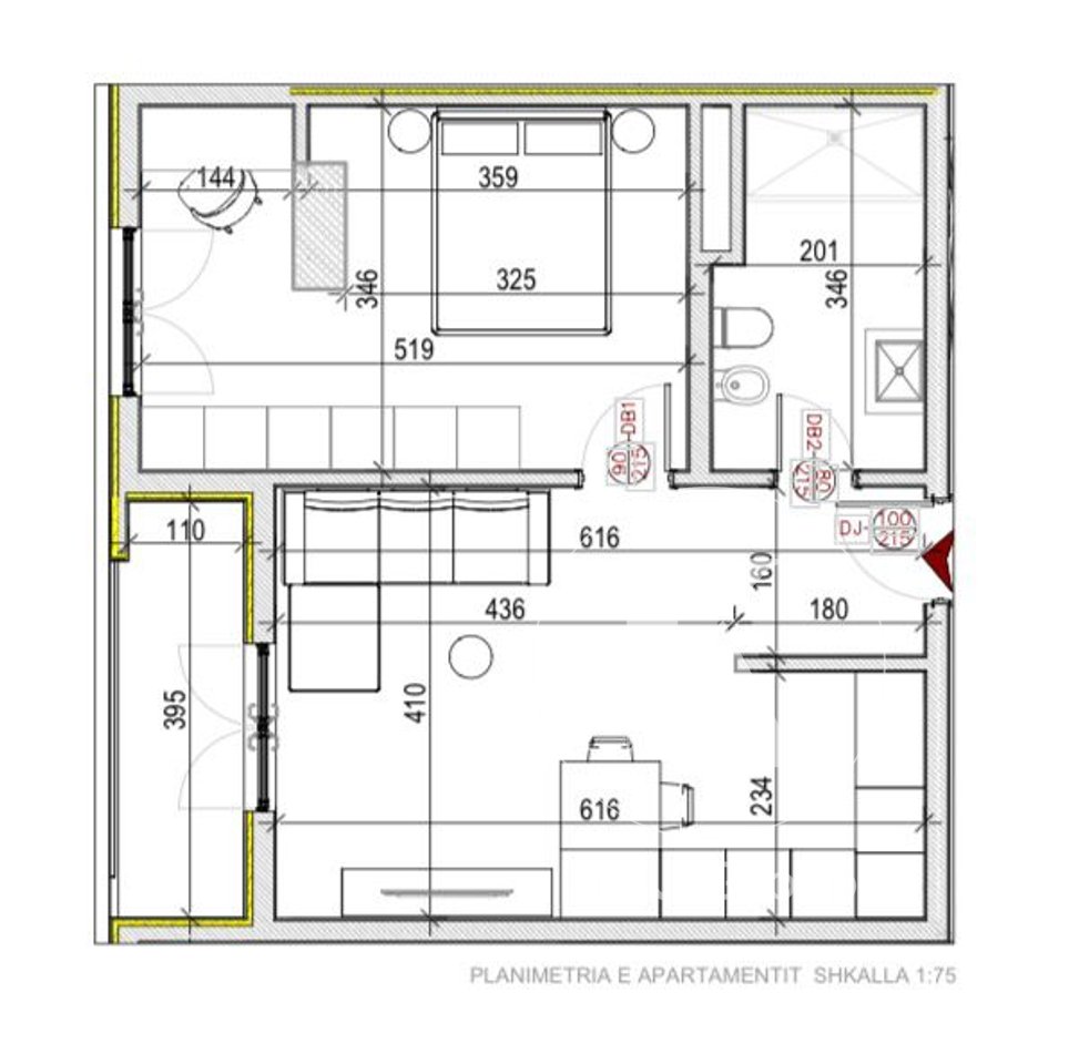 APPARTAMENTO 1+1 IN VENDITA – SPLENDOR RESIDENCE, PORCELLANA