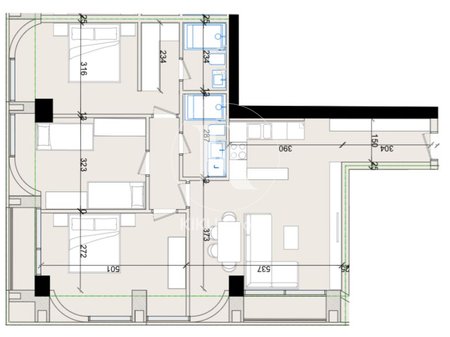 Shitet Apartament 3+1 – Viva 3, pranë Globe
