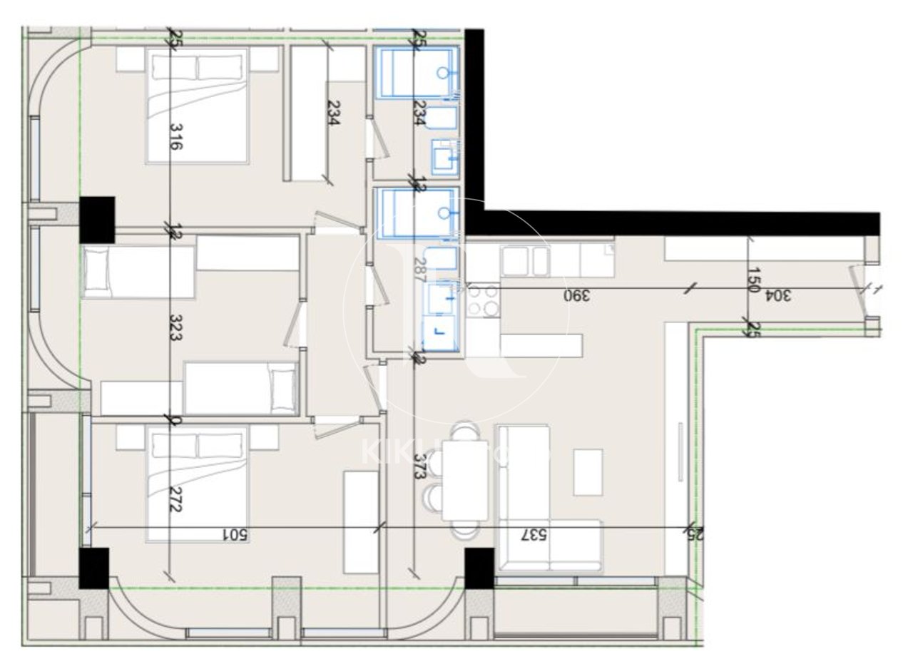 Shitet Apartament 3+1 – Viva 3, pranë Globe