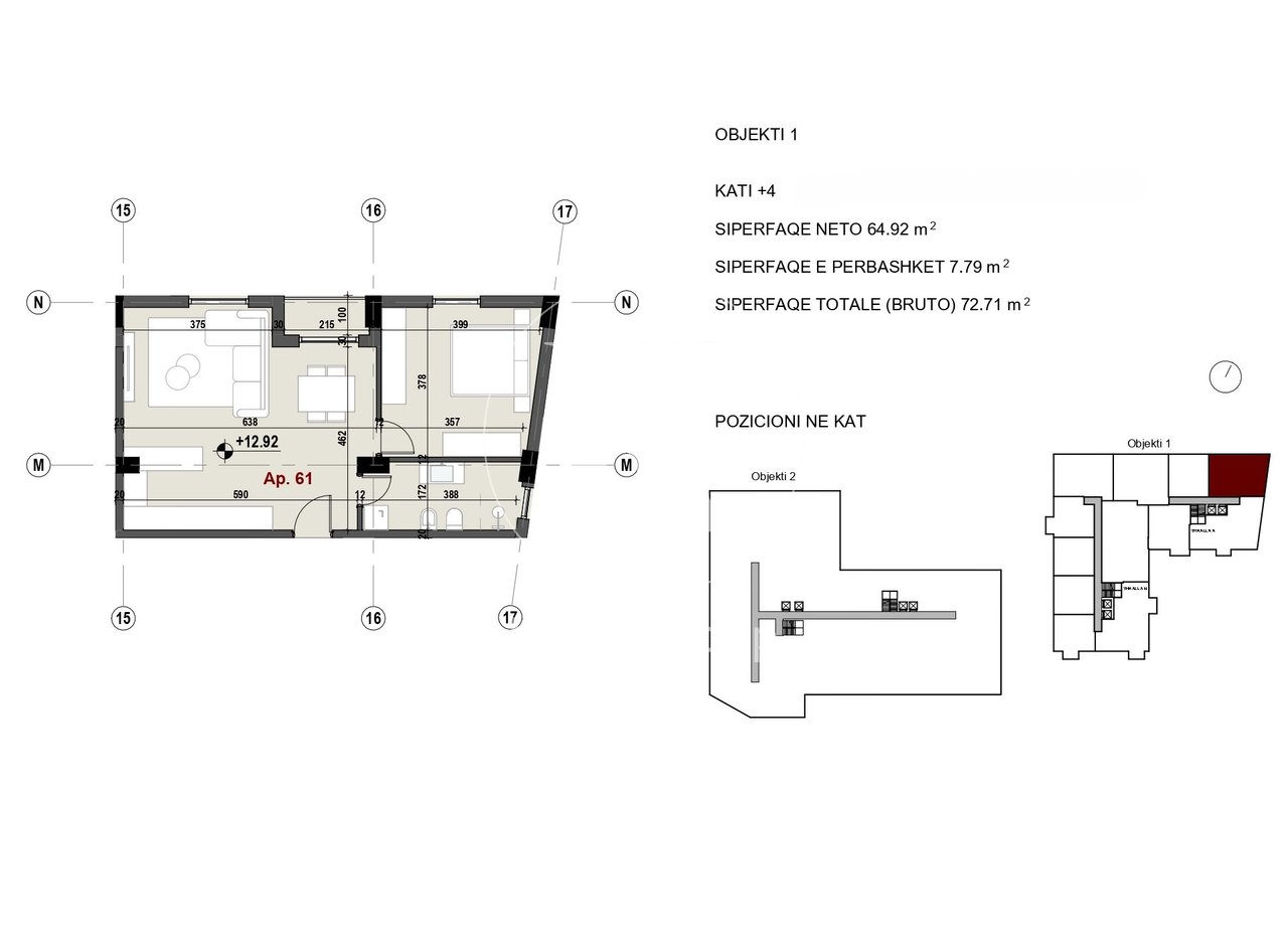 SHITET APARTAMENT 2+1 – GREEN HILL RESIDENCE