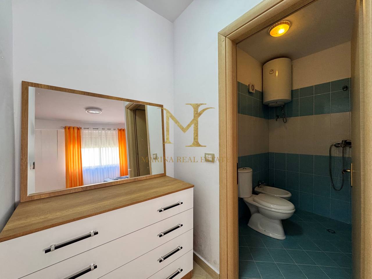 For rent 2+1 (2 bathrooms) with a spacious balcony with sea view