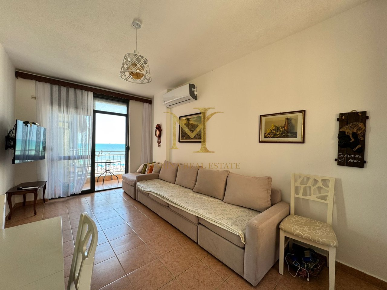 Vendesi Appartamento 1+1 – Prima linea sul mare, vista mozzafiato sul mare – Scoglio di Kavaja, Durazzo