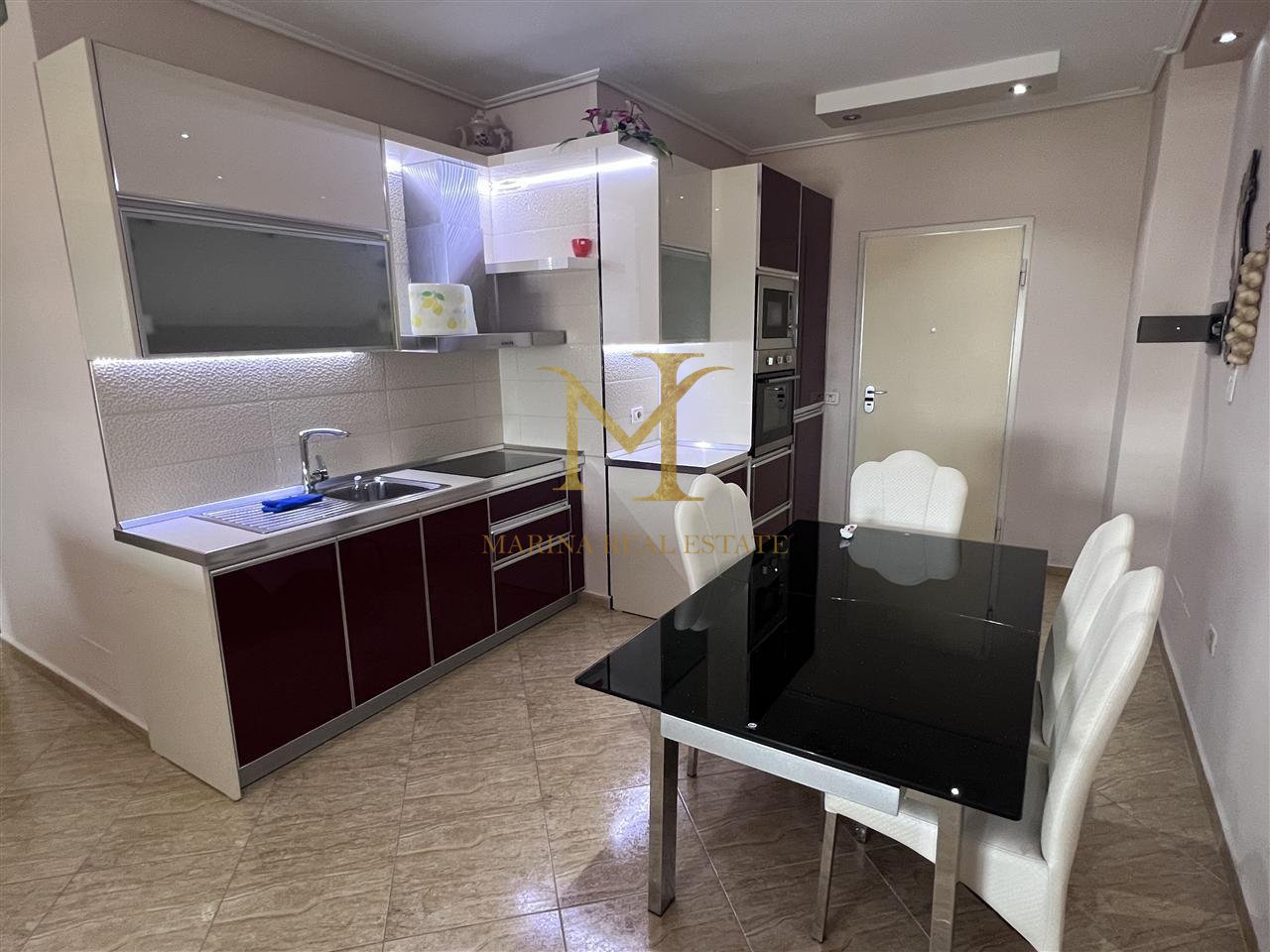 APARTMENT 2+1+2 FOR RENT WITH A VIEW OF THE PORT NEAR GALKTIKU, DURRES!!