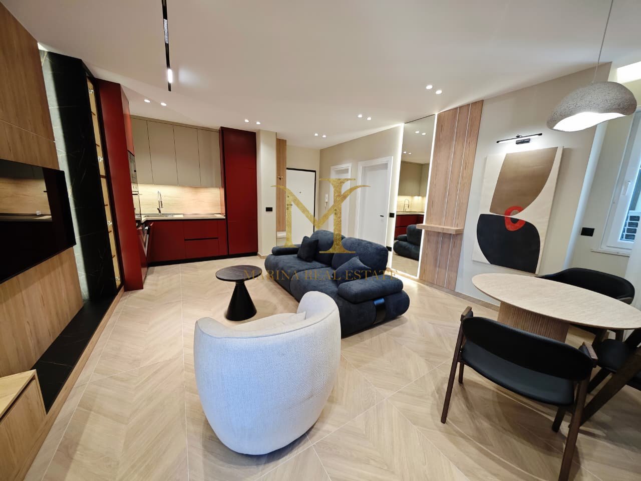 Jepet me qira apartament luksoz 1+1 në zonën Bashkia, Durrës