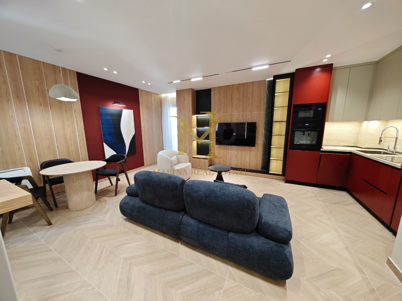 Jepet me qira apartament luksoz 1+1 në zonën Bashkia, Durrës
