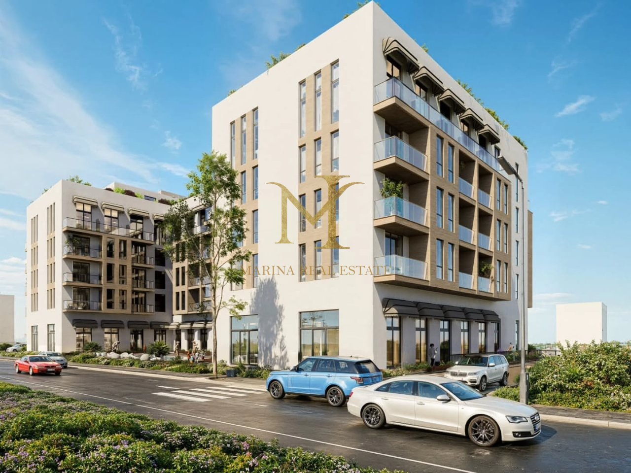 Residential complex under construction with swimming pool – Apartment 2+1