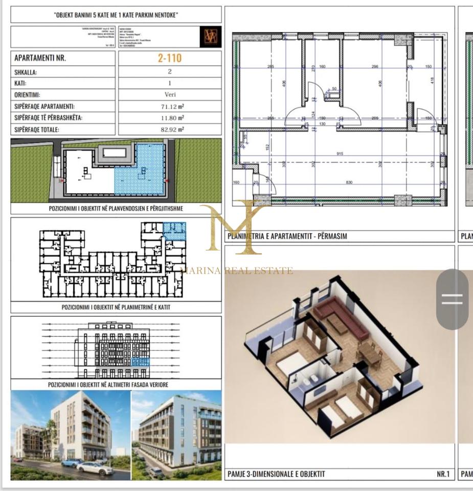 Residential complex under construction with swimming pool – Apartment 2+1