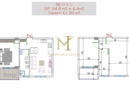 APARTAMENT TE MALI I ROBIT 1+1!!!!