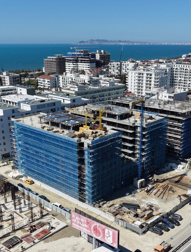 Appartamento 1+1 a Golem, Durres. Nuovo Edificio, completamento 2027. 59m2.