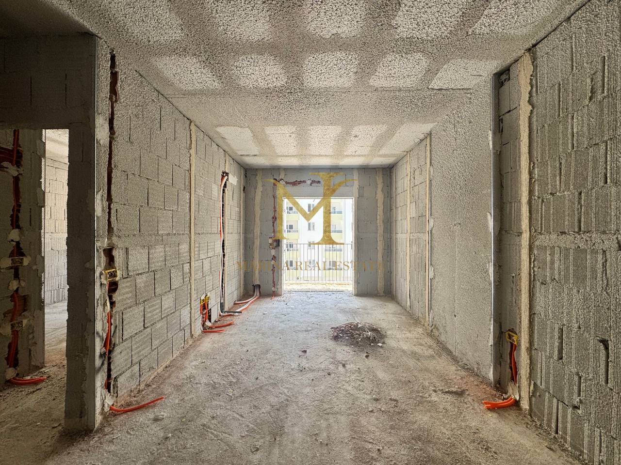 Appartamento 1+1 in vendita, nuovo edificio a Golem. 250m dal mare.