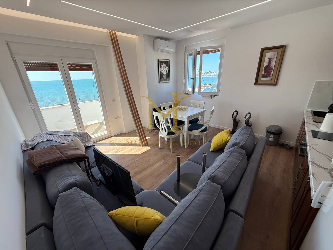 SUPER APARTMENT 2+1 + TERRACE, WITH SEA VIEW ON THE BEACH NEAR PELIKAN!!