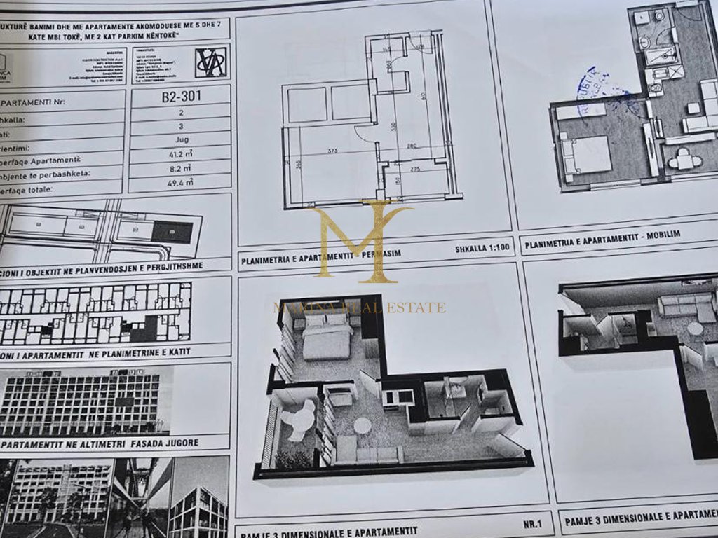 Apartment 41 m² Golem, Albania