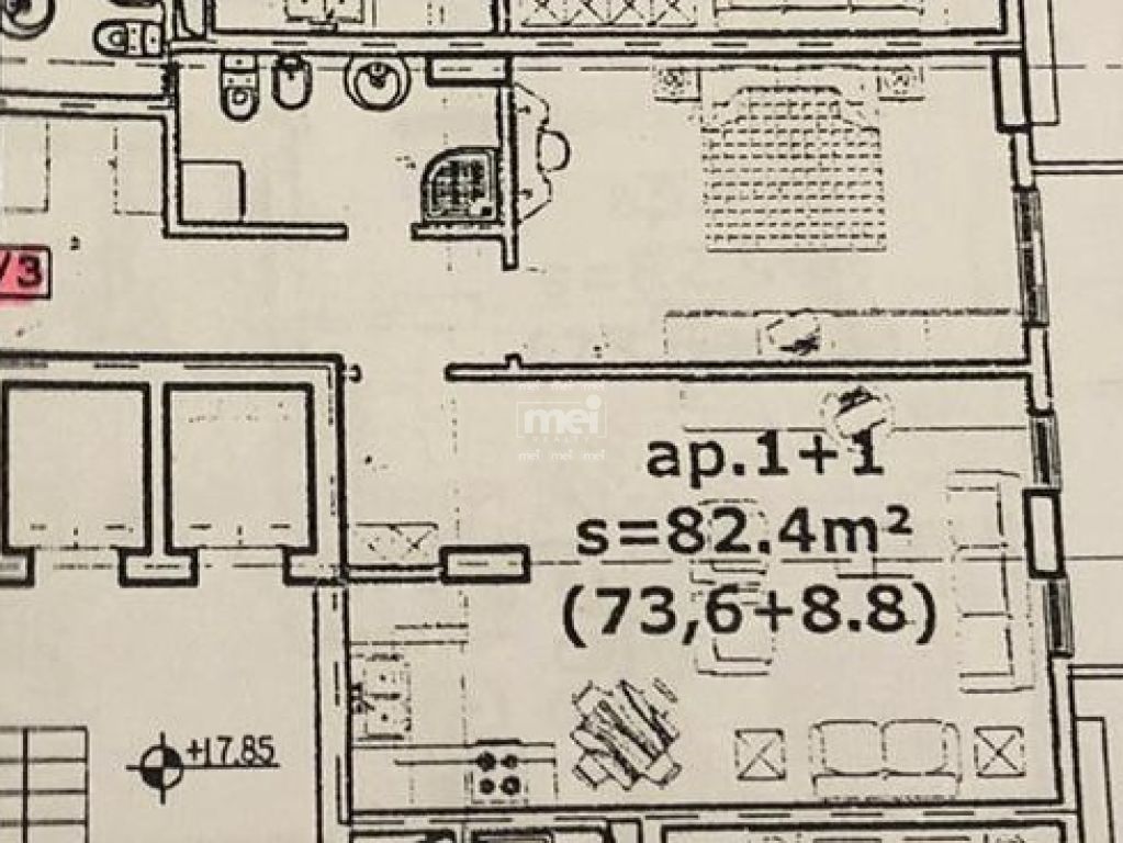 SHITET APARTAMENT 1+1 PRANE SPITALIT