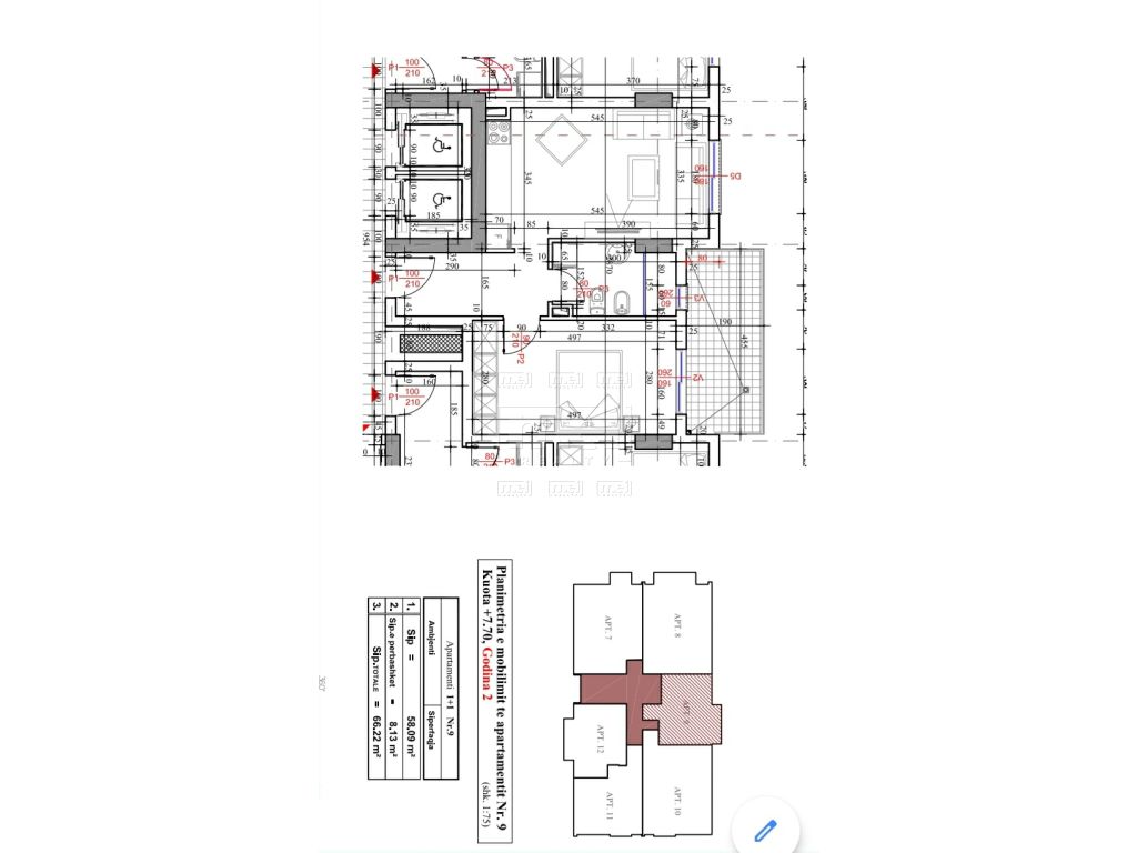 Shitet Apartament  1+1 Tek Fusha e Aviacionit.