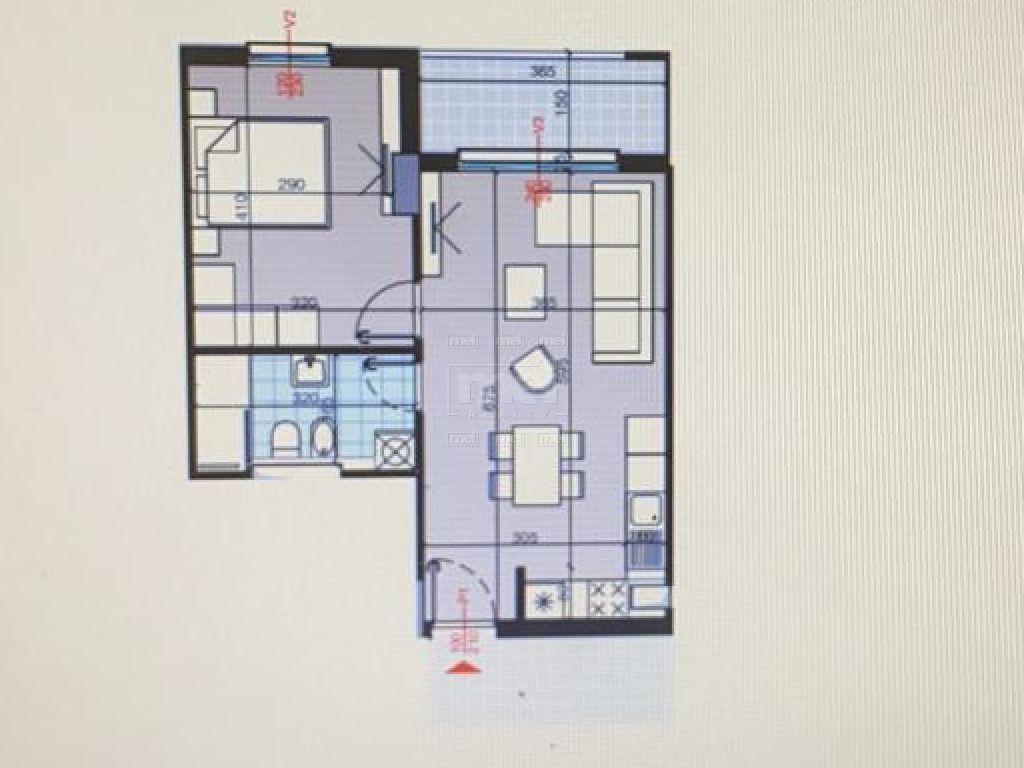 SHITET APARTAMENT 1+1 TEK REZIDENCA ZIRKON.