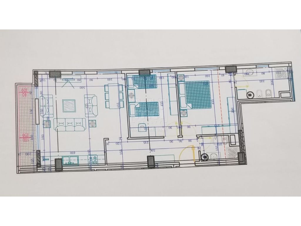 Shitet Apartament 2+1+2 ne Laprak